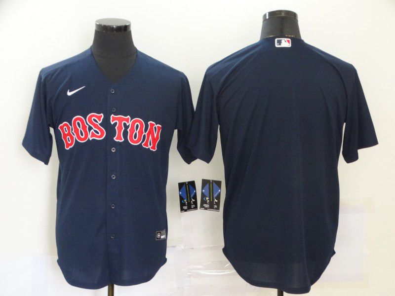 Men Boston Red Sox Blank Blue 2020 Game MLB Jerseys->st.louis cardinals->MLB Jersey